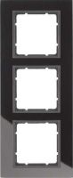 Rahmen 3-fach 10136616 Glas schwarz anthrazit matt
