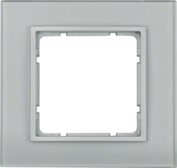 Rahmen 1-fach 10116414 Glas alu matt lackiert Rahmen 1-fach 10116414 Glas alu matt lackiert