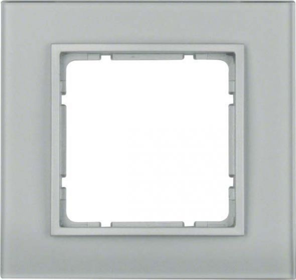 Rahmen 1-fach 10116414 Glas alu matt lackiert Rahmen 1-fach 10116414 Glas alu matt lackiert