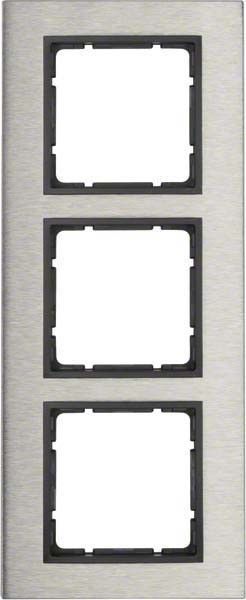 Rahmen 3-fach 10133606 edelstahl anthrazit matt Rahmen 3-fach 10133606 edelstahl anthrazit matt
