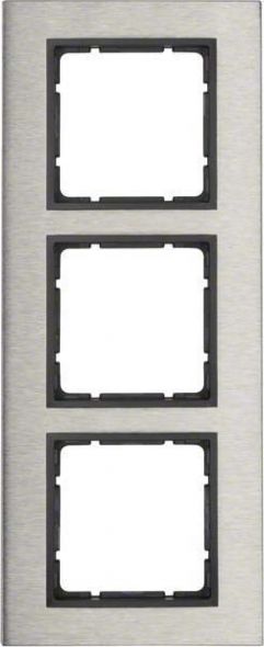 Rahmen 3-fach 10133606 edelstahl anthrazit matt Rahmen 3-fach 10133606 edelstahl anthrazit matt