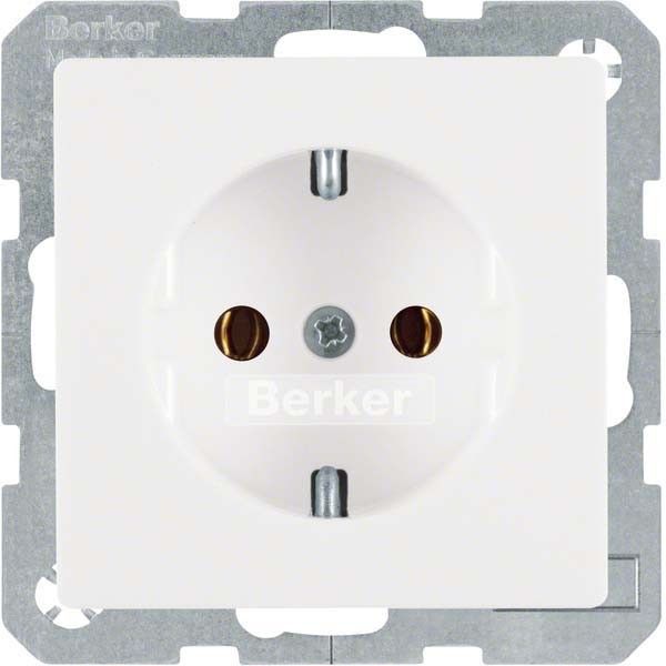 SCHUKO-Steckdose 47436089 polarweiß samt SCHUKO-Steckdose 47436089 polarweiß samt