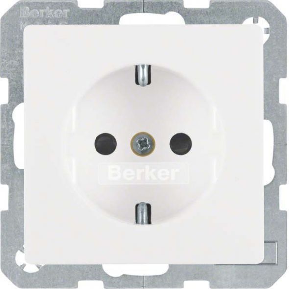 SCHUKO-Steckdose 47236089 polarweiß samt SCHUKO-Steckdose 47236089 polarweiß samt