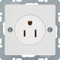 Steckdose 41666089 polarweiß samt