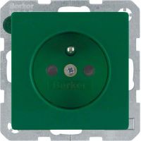 Steckdose 6768766013 grün samt