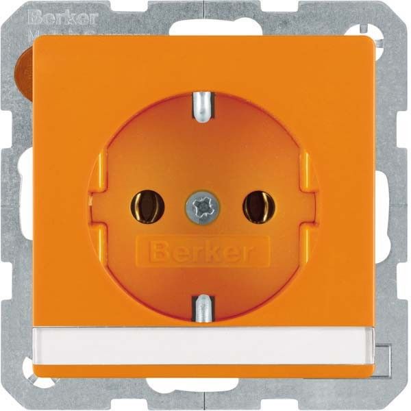 SCHUKO-Steckdose 47506007 orange samt SCHUKO-Steckdose 47506007 orange samt