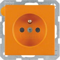 Steckdose 6768766014 orange samt