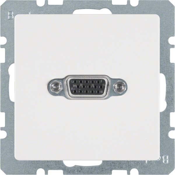 Steckdose VGA 3315406089 polarweiß samt Steckdose VGA 3315406089 polarweiß samt