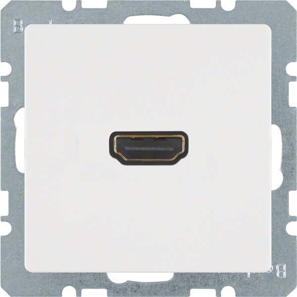 Steckdose HD 3315436089 polarweiß samt Steckdose HD 3315436089 polarweiß samt