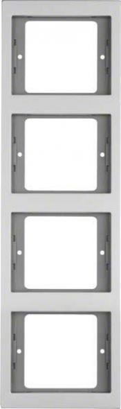 Rahmen 4-fach 13437003 alu eloxiert Rahmen 4-fach 13437003 alu eloxiert