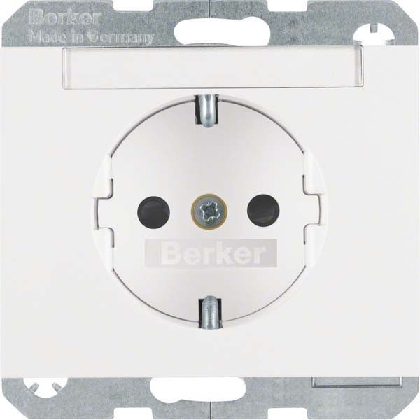 SCHUKO-Steckdose 47357009 polarweiß glänzend SCHUKO-Steckdose 47357009 polarweiß glänzend