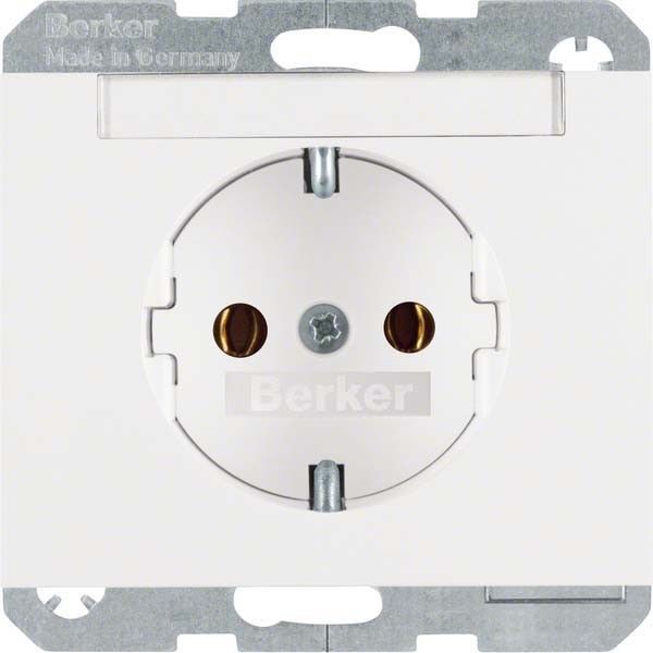 SCHUKO-Steckdose 47397009 polarweiß glänzend SCHUKO-Steckdose 47397009 polarweiß glänzend