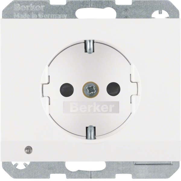 SCHUKO-Steckdose 41097009 polarweiß glänzend SCHUKO-Steckdose 41097009 polarweiß glänzend