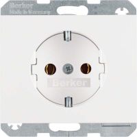 SCHUKO-Steckdose 41157009 polarweiß glänzend