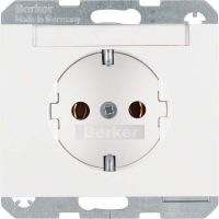 SCHUKO-Steckdose 47397009 polarweiß glänzend