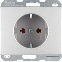 SCHUKO-Steckdose 47157003 alu eloxiert
