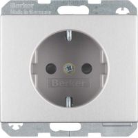 SCHUKO-Steckdose 47357003 alu eloxiert