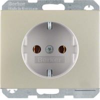 SCHUKO-Steckdose 41157004 edestahl mattiert
