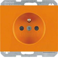 Steckdose 6765097014 orange glänzend