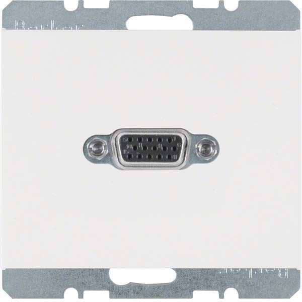 Steckdose VGA 3315407009 polarweiß glänzend Steckdose VGA 3315407009 polarweiß glänzend