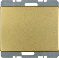 Blindverschluss 10440002 gold matt alu eloxiert