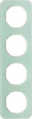 Rahmen 4-fach 10142109 Glas polarweiß Rahmen 4-fach 10142109 Glas polarweiß