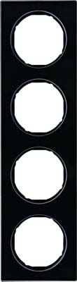 Rahmen 4-fach 10142216 Glas schwarz Rahmen 4-fach 10142216 Glas schwarz