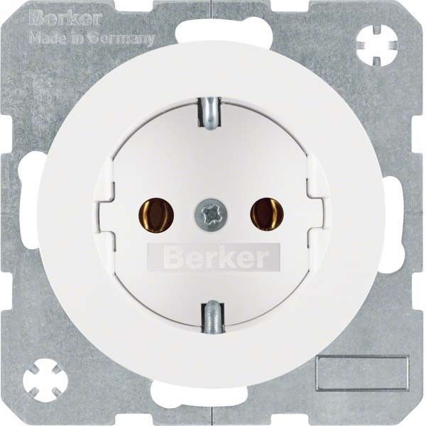 SCHUKO-Steckdose 41432089 polarweiß glänzend SCHUKO-Steckdose 41432089 polarweiß glänzend