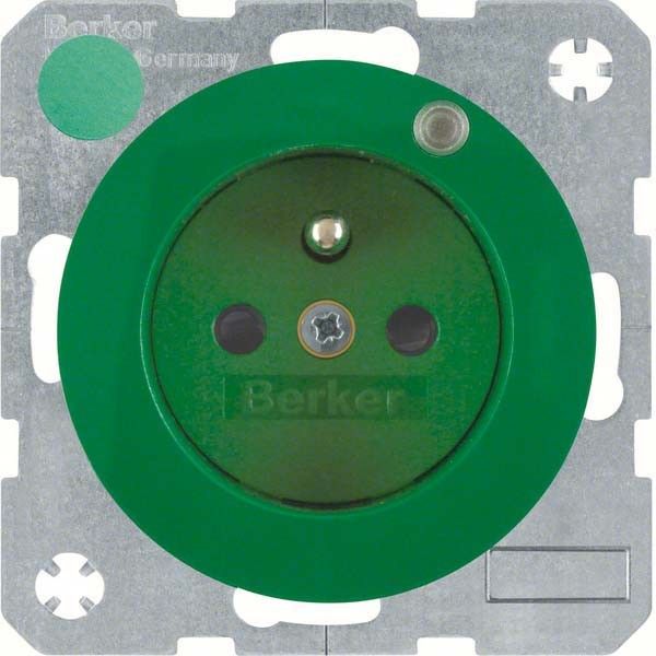 Steckdose 6765092003 grün glänzend Steckdose 6765092003 grün glänzend
