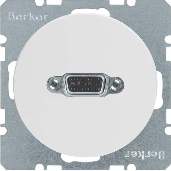 Steckdose VGA 3315412089 polarweiß glänzend Steckdose VGA 3315412089 polarweiß glänzend