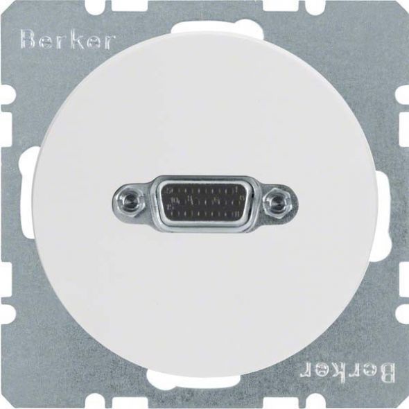 Steckdose VGA 3315402089 polarweiß glänzend Steckdose VGA 3315402089 polarweiß glänzend