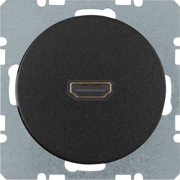 Steckdose HD 3315422045 schwarz glänzend Steckdose HD 3315422045 schwarz glänzend