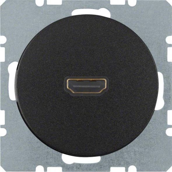Steckdose HD 3315422045 schwarz glänzend Steckdose HD 3315422045 schwarz glänzend