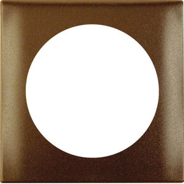 Rahmen 1-fach 918272501 braun matt Rahmen 1-fach 918272501 braun matt