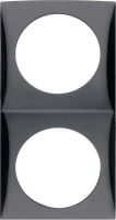 Rahmen 2-fach 918262510 schwarz glänzend