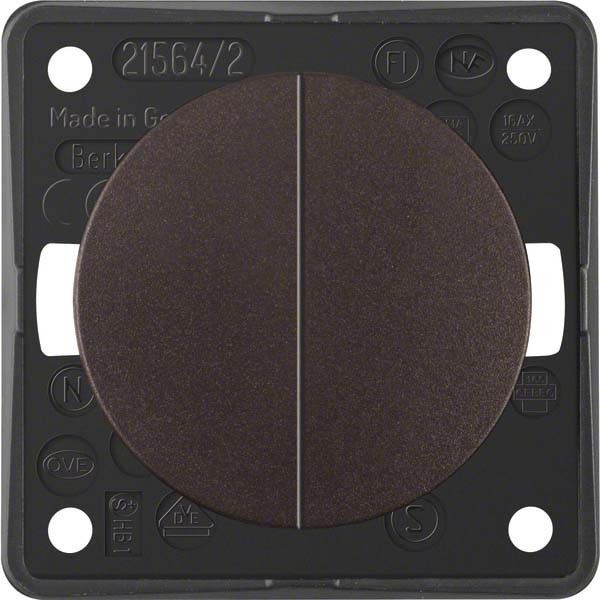 Serienschalter 936552501 braun matt