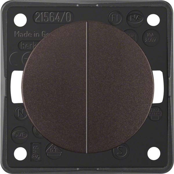 Serientaster 936752501 braun matt Serientaster 936752501 braun matt