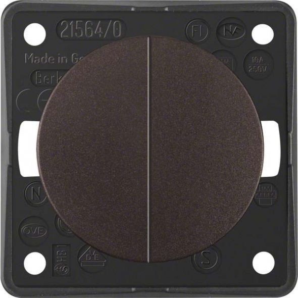 Serientaster 936752501 braun matt Serientaster 936752501 braun matt