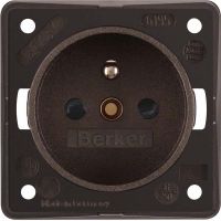 Steckdose 961952501 braun matt
