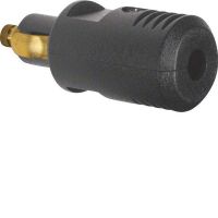 Normstecker 4637 schwarz matt
