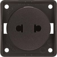 Steckdose 962572501 braun matt