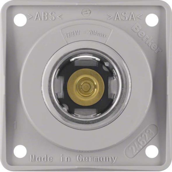 Steckdose 845712507 grau glänzend Steckdose 845712507 grau glänzend