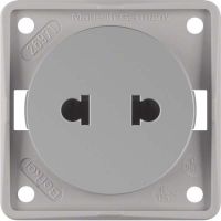 Steckdose 962572506 grau matt