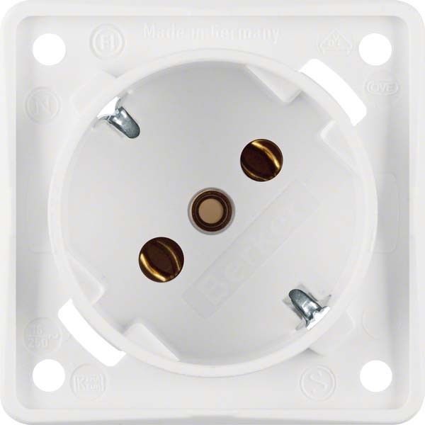 SCHUKO-Steckdose 841852522 polarweiß matt SCHUKO-Steckdose 841852522 polarweiß matt