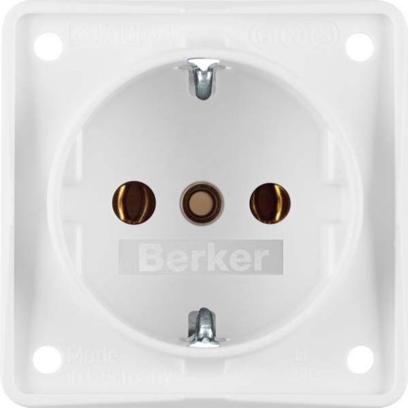 SCHUKO-Steckdose 941852502 polarweiß matt SCHUKO-Steckdose 941852502 polarweiß matt