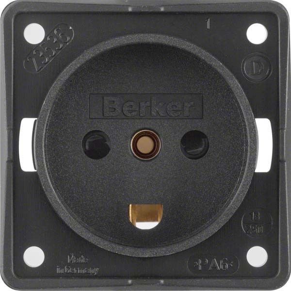 Steckdose 9627205 schwarz matt Steckdose 9627205 schwarz matt