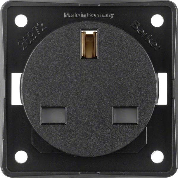 Steckdose 9626205 schwarz matt Steckdose 9626205 schwarz matt