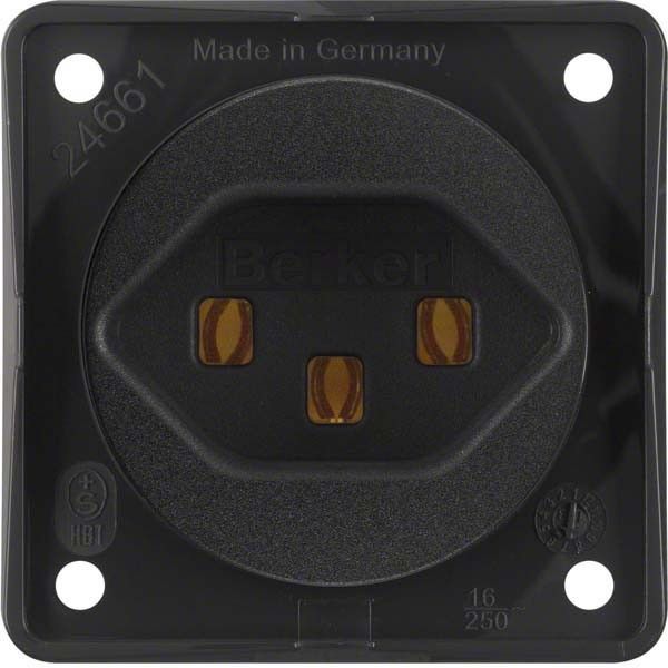 Steckdose 962592503 schwarz matt Steckdose 962592503 schwarz matt