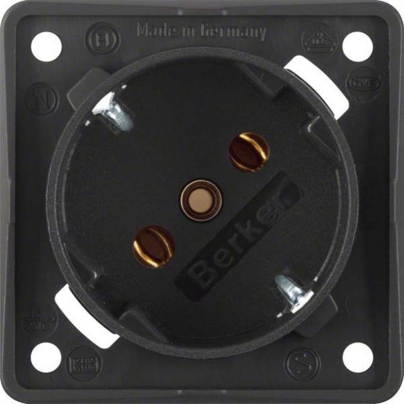 SCHUKO-Steckdose 8418525 schwarz matt SCHUKO-Steckdose 8418525 schwarz matt