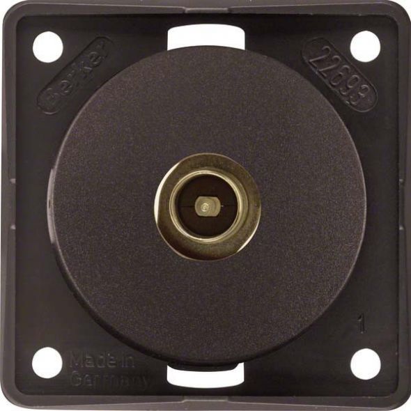 Antennen Steckdose 945112511 braun matt Antennen Steckdose 945112511 braun matt